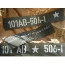 pochoir sur mesure pare choc avant 